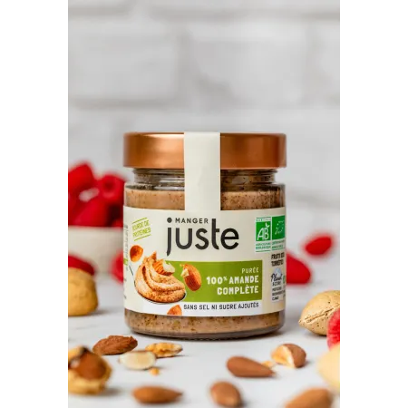 Purée 100% Amande complète - 200 gr