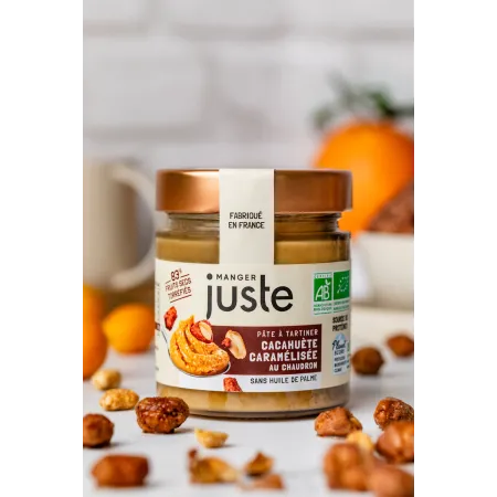 Pâte à tartiner Cacahuète caramélisée - 200 gr